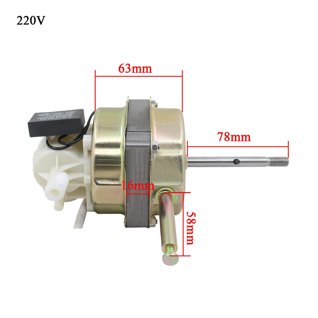 Lüftermotor mit kondensator standventilator motor AC230v standlüfter leise elektromotor ventilator r
