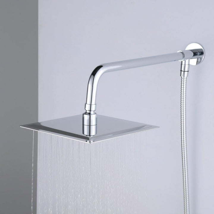 Hiendure® 40cm Quadrat Luxus Regendusche Einbauduschköpfe Edelstahl Duschkopf aus Edelstahl Spiegele