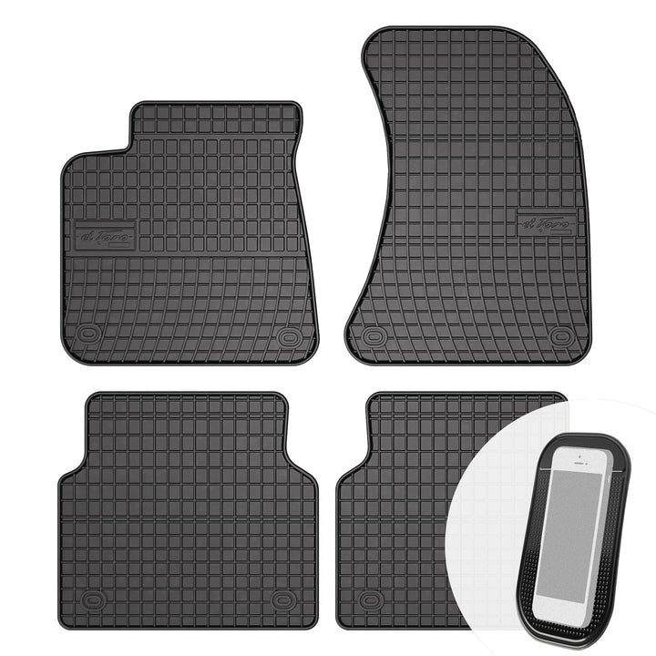 Gummimatten Auto Fussmatten Gummi Automatten Passgenau 4-teilig Set - passend für Audi A8 D4 2010-20