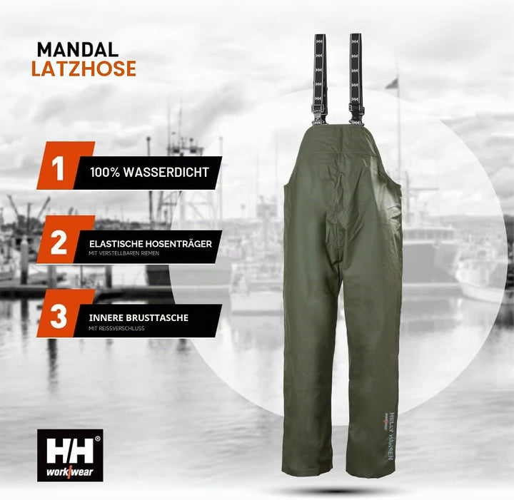 Helly Hansen Workwear Unisex Mandal Regen Helly Hansen Workwear, Grün, XL EU XL Grün, XL Grün