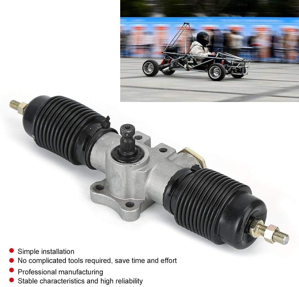 Lenkgetriebewelle, Edelstahl Servolenkgetriebe Stabilisator Brace Kit Fit für DIY China ATV UTV Fahr