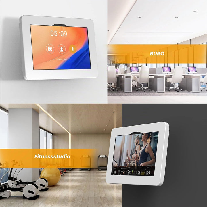 Wandhalterung abschliessbar schlüssel kompatibel mit Samsung Galaxy TAB A8 10,5 Zoll, Metall Tablet