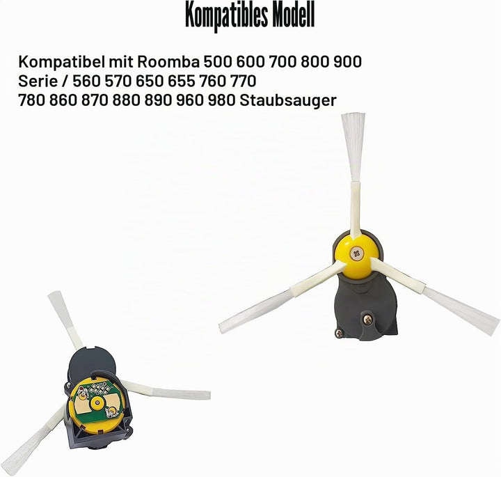 Ersatz Seiten Bürsten Motoren für iRobot Roomba 900,800,700 und 600 Serie 960 980 985 860 870 877 88