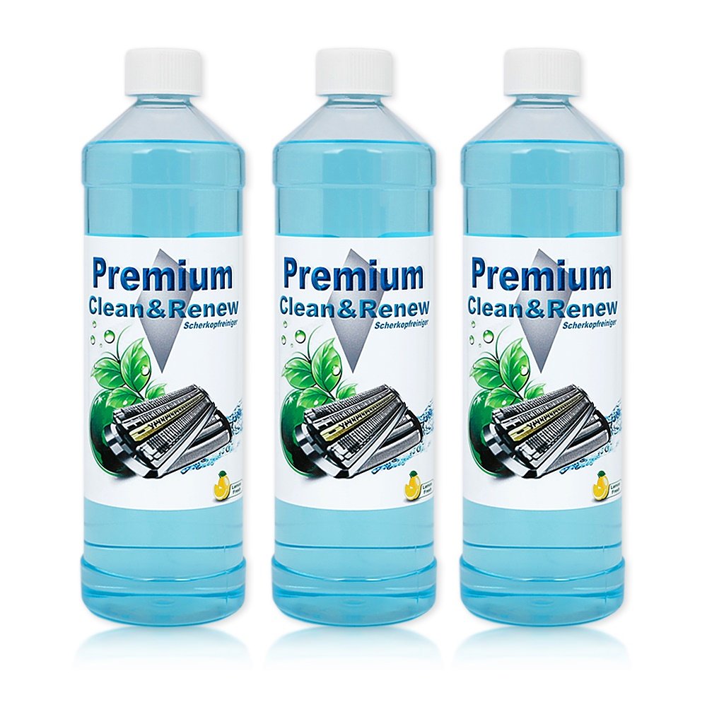 3 Liter Premium Scherkopfreiniger zum Nachfüllen von original Braun Kartuschen