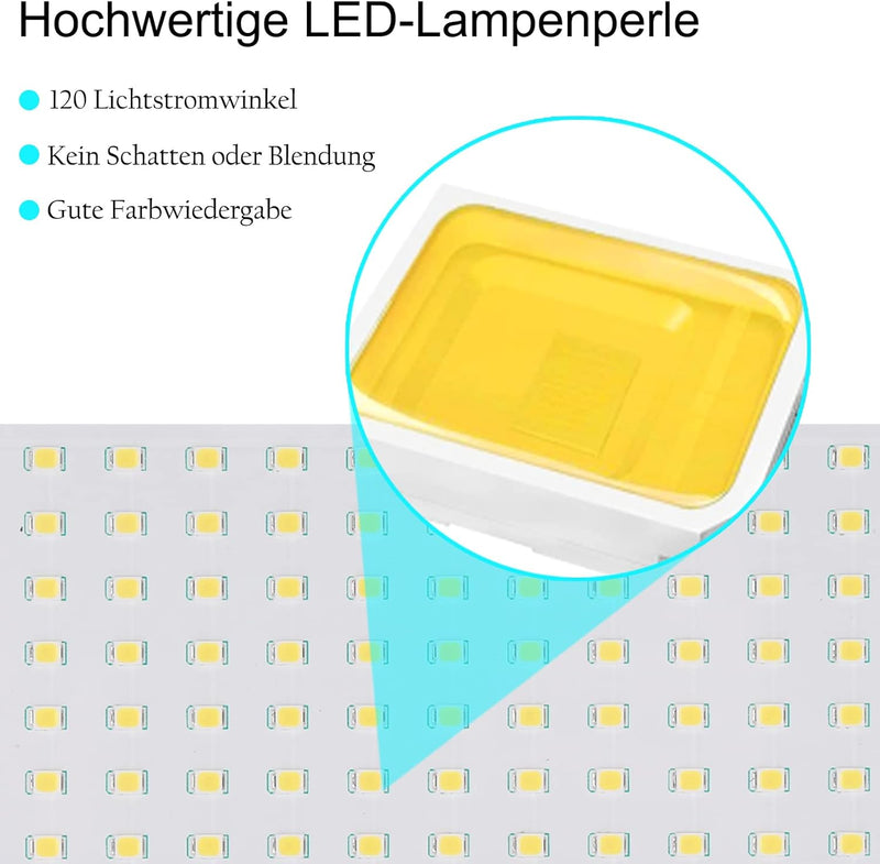 Lospitch 2 Stück 10W LED Scheinwerfer, SMD LED Flutlicht Leuchtmittel Strahler Fluter IP66 Flutlicht