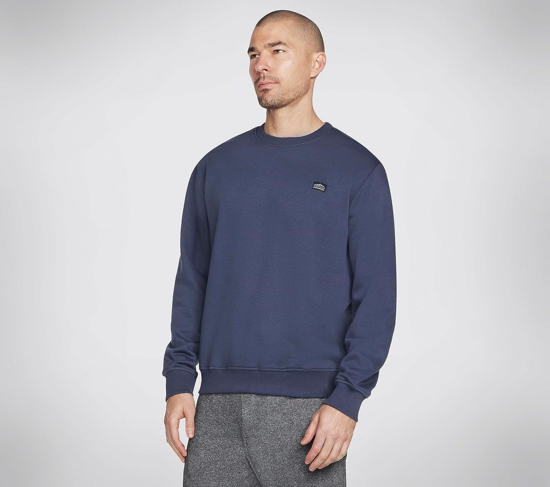 Skechers Herren Skech-Sweats Definition Crew Pullover XL Blue Nights, XL Blue Nights