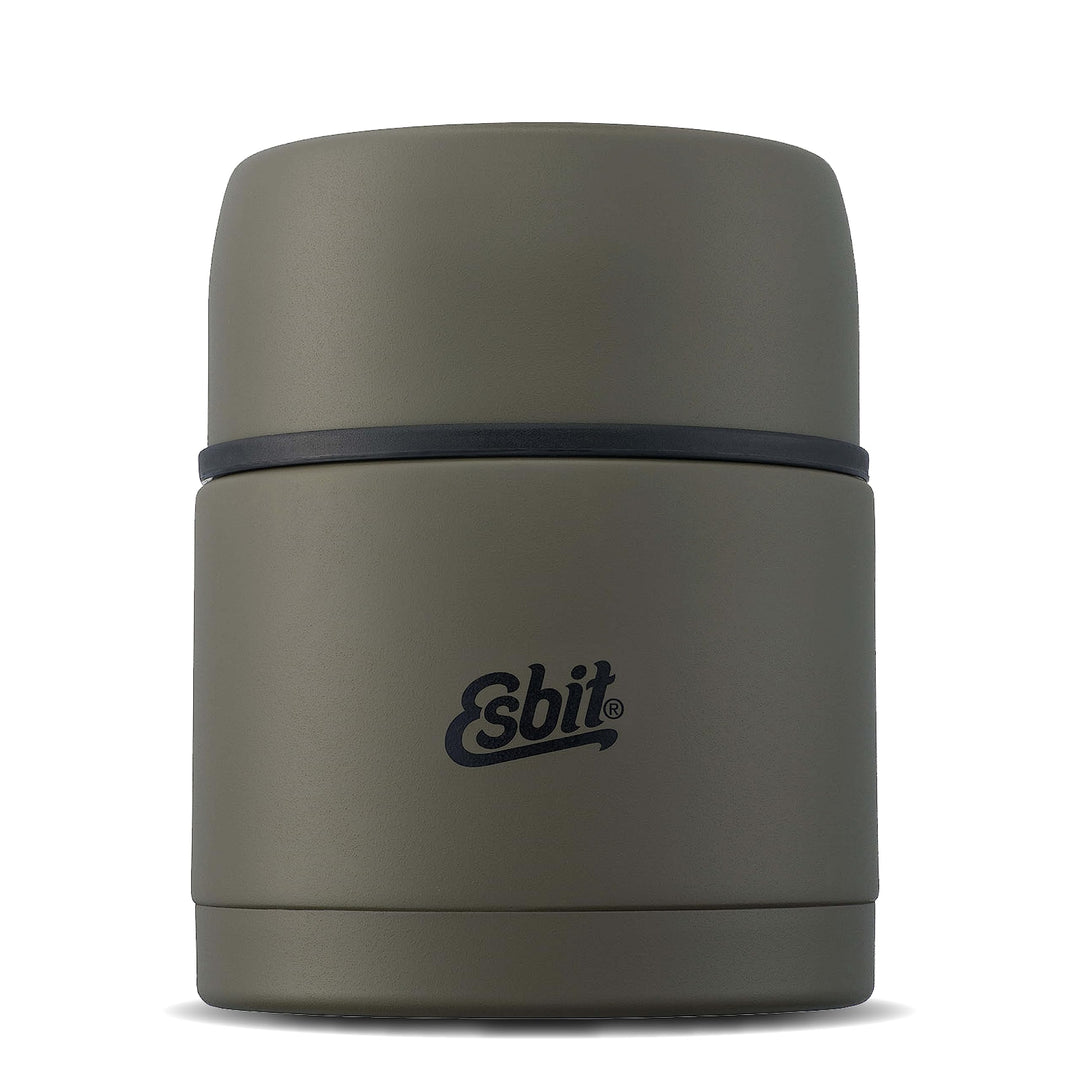 Esbit Thermobehälter Classic für Speisen - Warmhaltebehälter 500 ml in Olivgrün - aus Edelstahl für