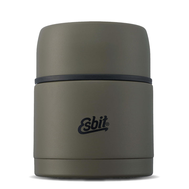 Esbit Thermobehälter Classic für Speisen - Warmhaltebehälter 500 ml in Olivgrün - aus Edelstahl für