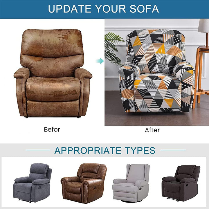 Meigeh Sesselbezug Stretchhusse für Relaxsessel Sesselbezug Sessel überzug Stretch Sesselschoner Rel