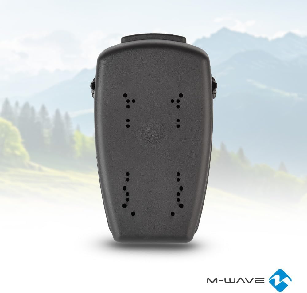M-Wave Fahrradkoffer, schwarz, 17 l