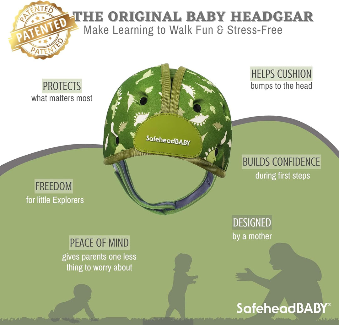 SafeheadBABY: Preisgekrönter Sicherheitshelm für Kleinkinder, Krabbel- und Laufhelm für Babys, Kopfs