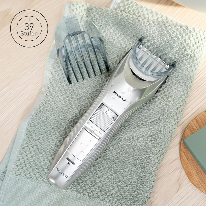 Panasonic Bart-/Haarschneider ER-GC71 mit 39 Längeneinstellungen, Bart-Trimmer für Herren, Styling &