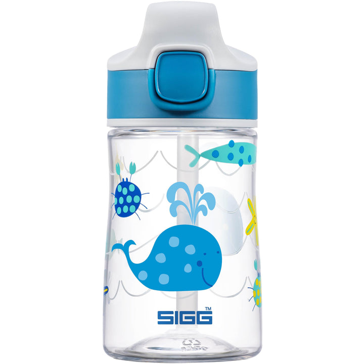 SIGG - Tritan Trinkflasche Kinder - Miracle - Mit Trinkhalm - Auslaufsicher - Federleicht - BPA-frei