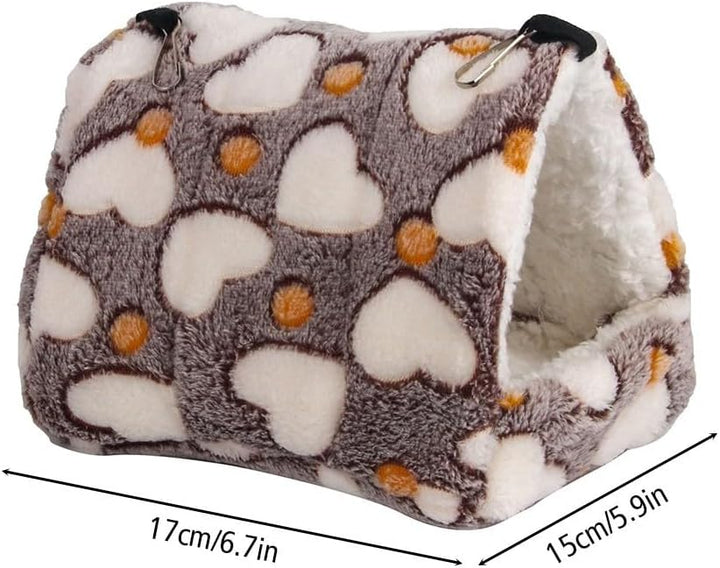 MiOYOOW Meerschweinchen Bett, Hamsterhaus Haustier Schlafsack Höhle Nest Kissen Weiche Warme Haustie