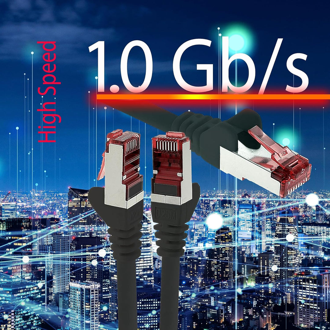 Cat6 Netzwerkkabel 10 X 2m Color 10 Ethernetkabel Lankabel Cat6 Lan Netzwerk Kabel Sftp Pimf Patchka