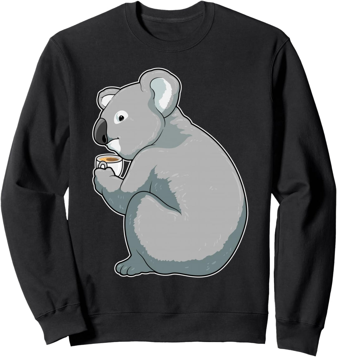 Koala Kaffee Tasse Sweatshirt