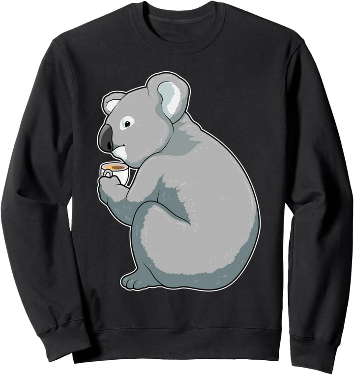 Koala Kaffee Tasse Sweatshirt