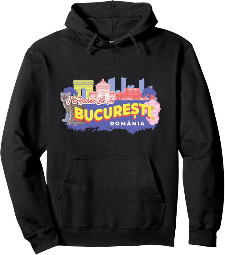 Ich wäre lieber in Bucuresti Rumänien - Bukarest Souvenir Pullover Hoodie