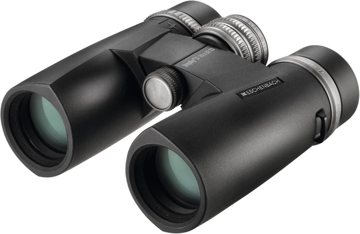 Eschenbach Optik Fernglas trophy D 10x32 ED, grosses Sehfeld, Weitwinkeloptik, wetterfest, schwarz,