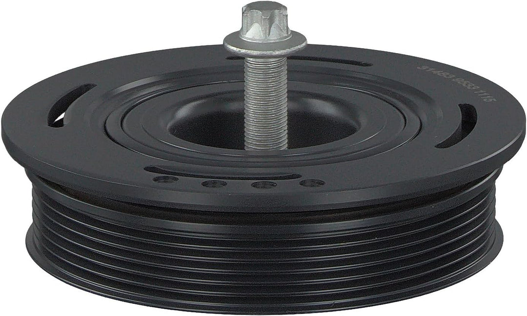 febi bilstein 33699 Riemenscheibe (entkoppelt) für Kurbelwelle, mit Schraube , 1 Stück
