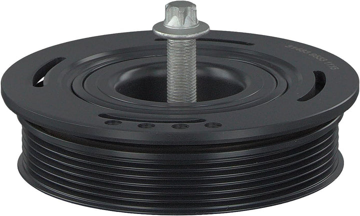 febi bilstein 33699 Riemenscheibe (entkoppelt) für Kurbelwelle, mit Schraube , 1 Stück
