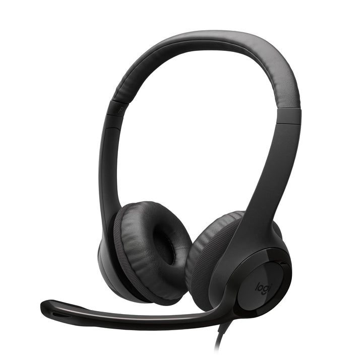 Logitech H390 kabelgebundenes Headset für PC/Notebook, Stereo-Kopfhörer mit Mikrofon mit Geräuschunt