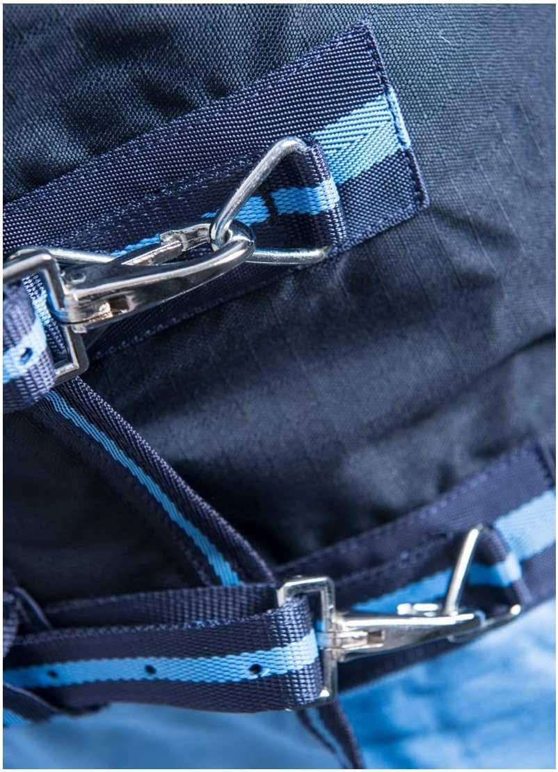 RL24 - Winterdecke 300g Füllung 600D BASICLINE blau/Babyblau 95cm Blau/Babyblau (Altes Modell) 95cm