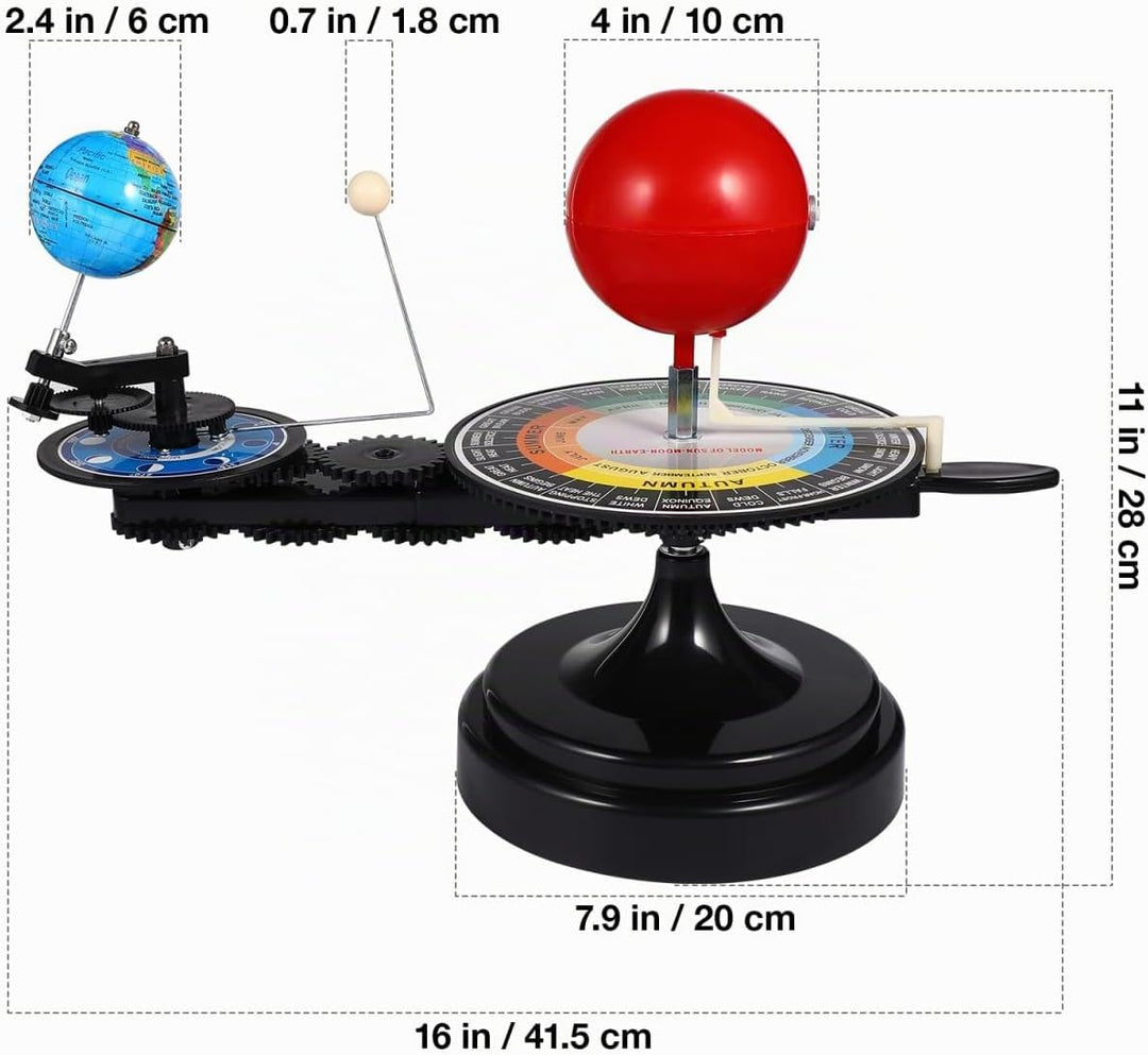 ULTECHNOVO Sonnensystemmodell – Sonne Erde Mond Orbitalmodell – Sonnensystem Planetarium 3D-Modell R