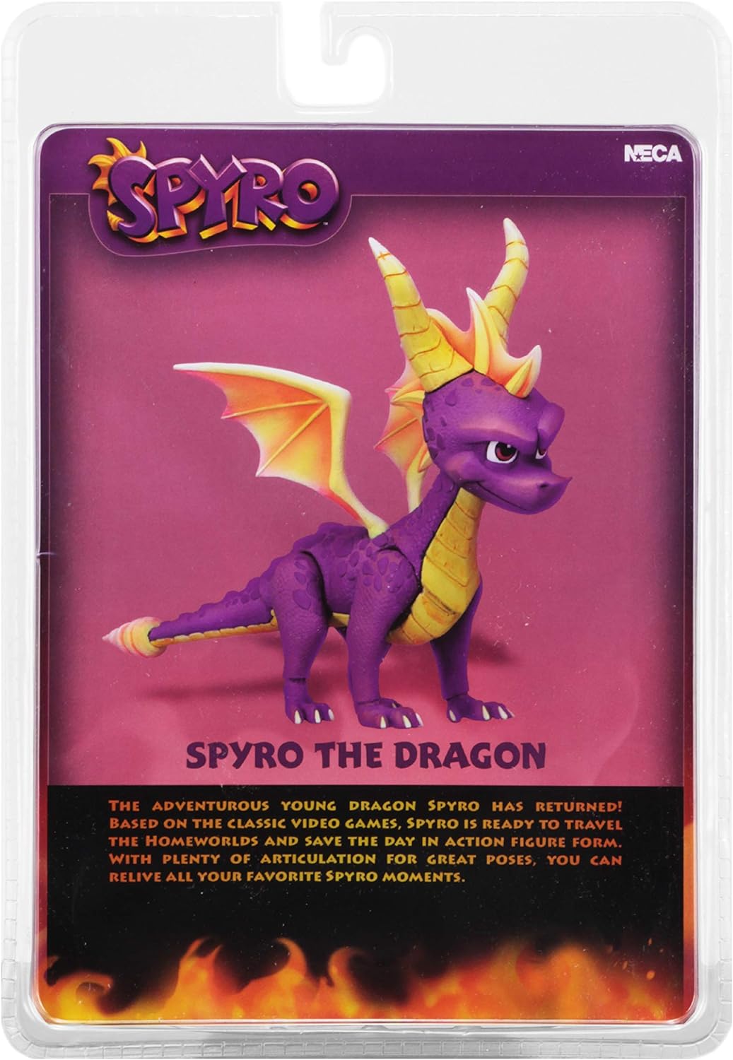 NECA 41340 Spyro Action Figure - Spyro the Dragon 18cm