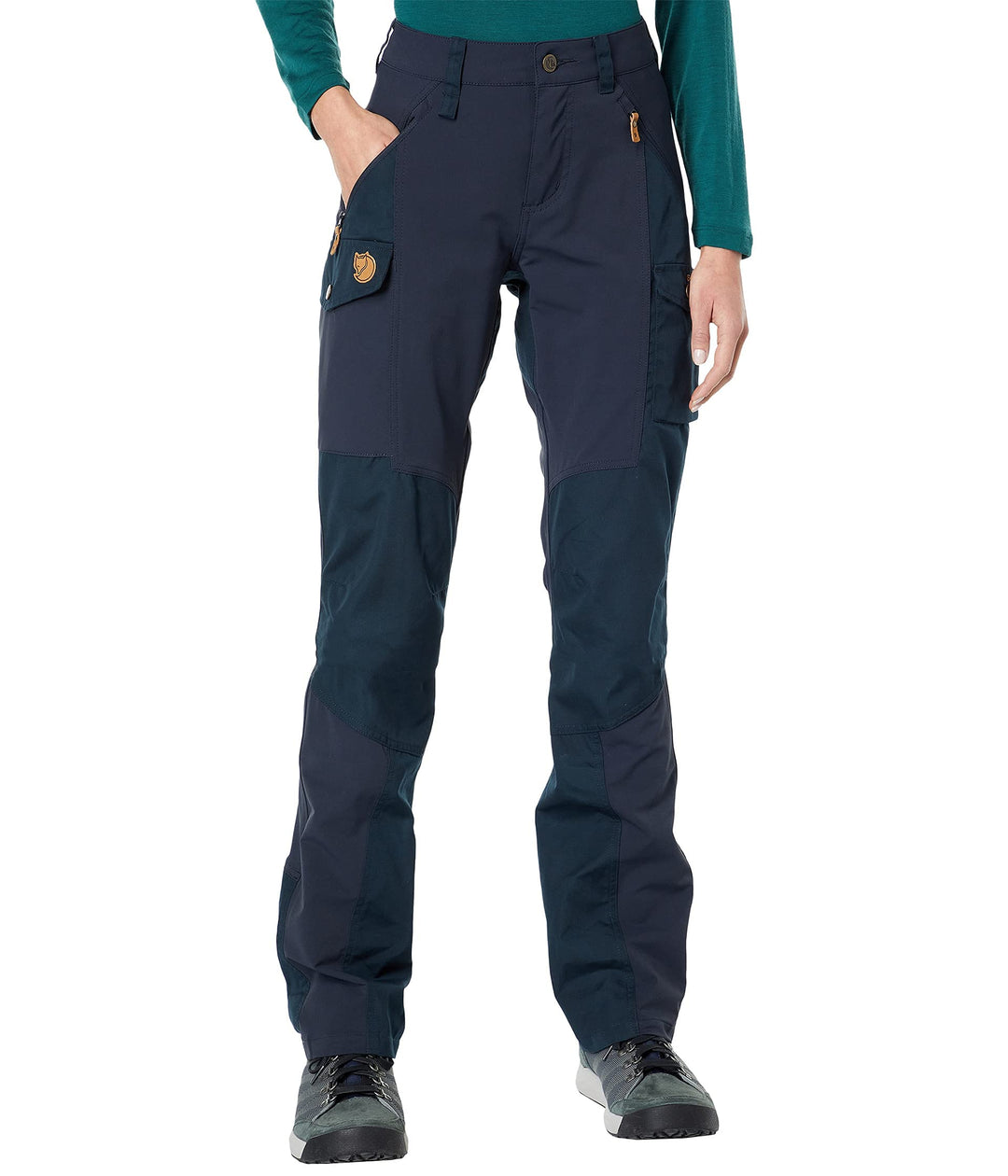 Fjällräven Damen Nikka Trousers Curved W Hose 46 Dunkelblau, 46 Dunkelblau