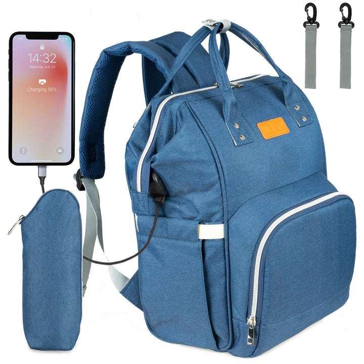 NEVEQ Baby Wickelrucksack, Babytasche für Reise, Wickeltasche Grosse Kapazität, Multifach Reise Ruck