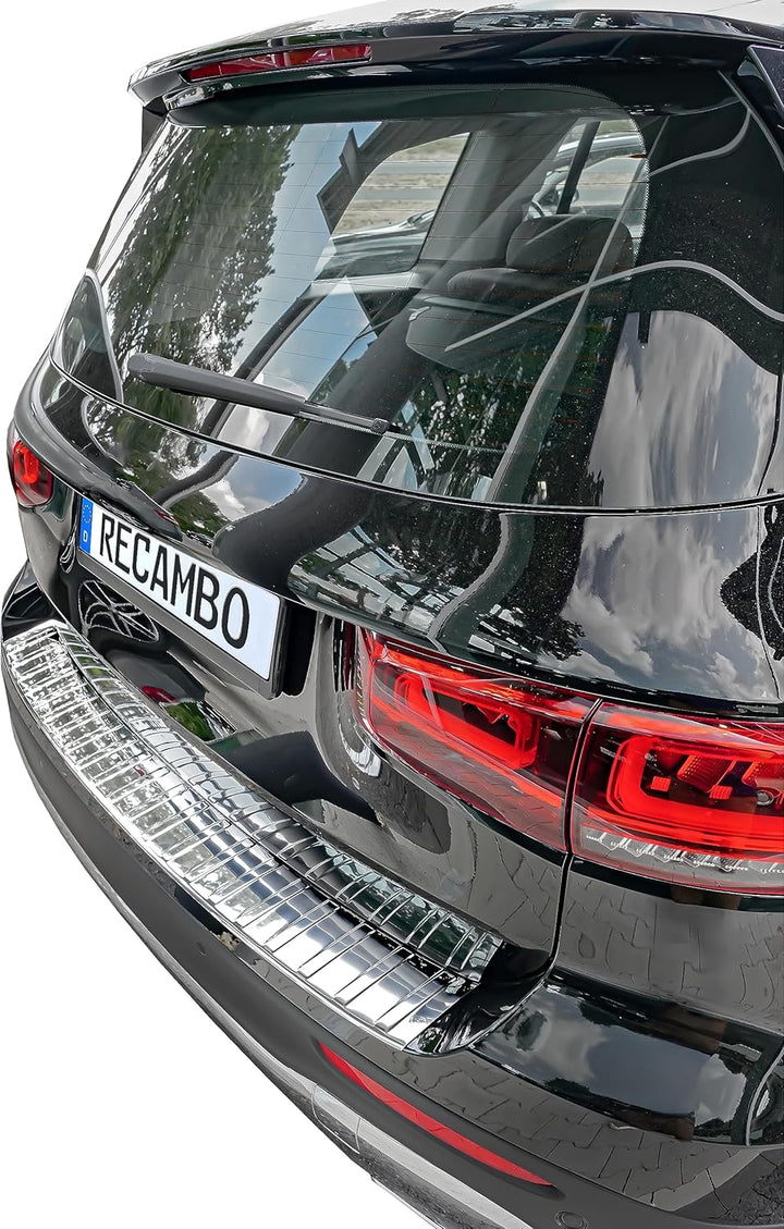 Ladekantenschutz Edelstahl CHROM kompatibel für Mercedes GLB | Typ X247 | BJ ab 2019> | premium Qual