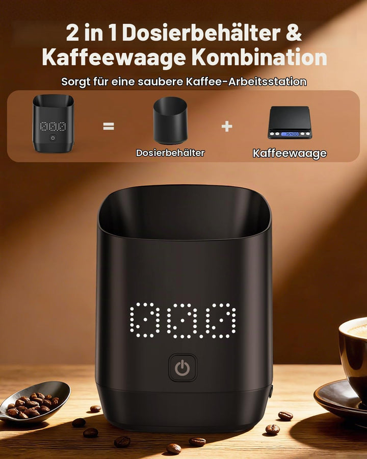Kaffee Waage, Digital Kaffeewaage för Espresso &amp; Pour-Over, Kaffeewaage mit Timer Barista Zubehör, M