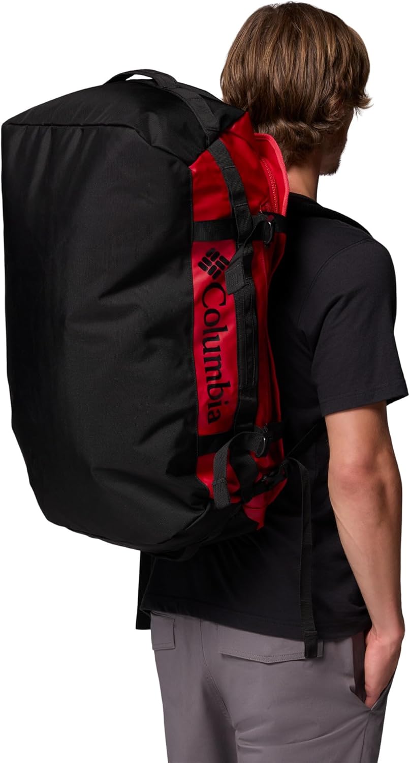 Columbia Unisex Landroamer 60L Duffel, Duffle, Mountain Red/Black, One Size Einheitsgrösse Mountain