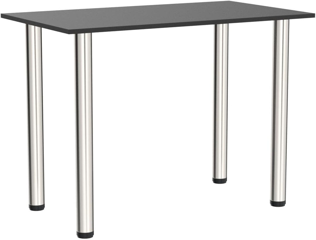 mikon 60x40 | Esszimmertisch - Esstisch - Tisch mit Chrombeinen - Küchentisch - Bürotisch | ANTHRAZI