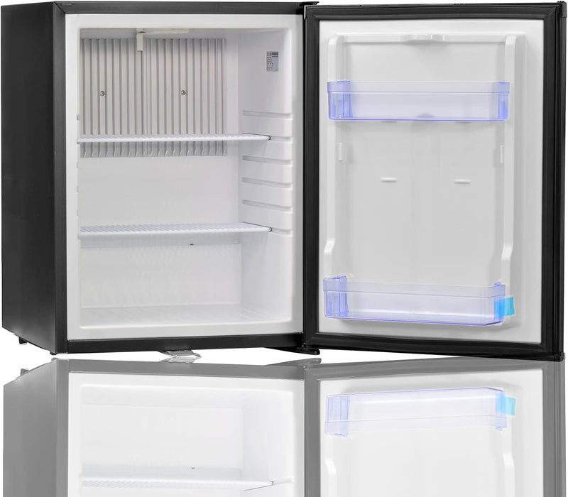 Smad Wohnmobil Kühlschrank 12V 230V, 51L Wohnmobil Kühlschrank, Leiser Auto Kühlschrank für Zimmer,