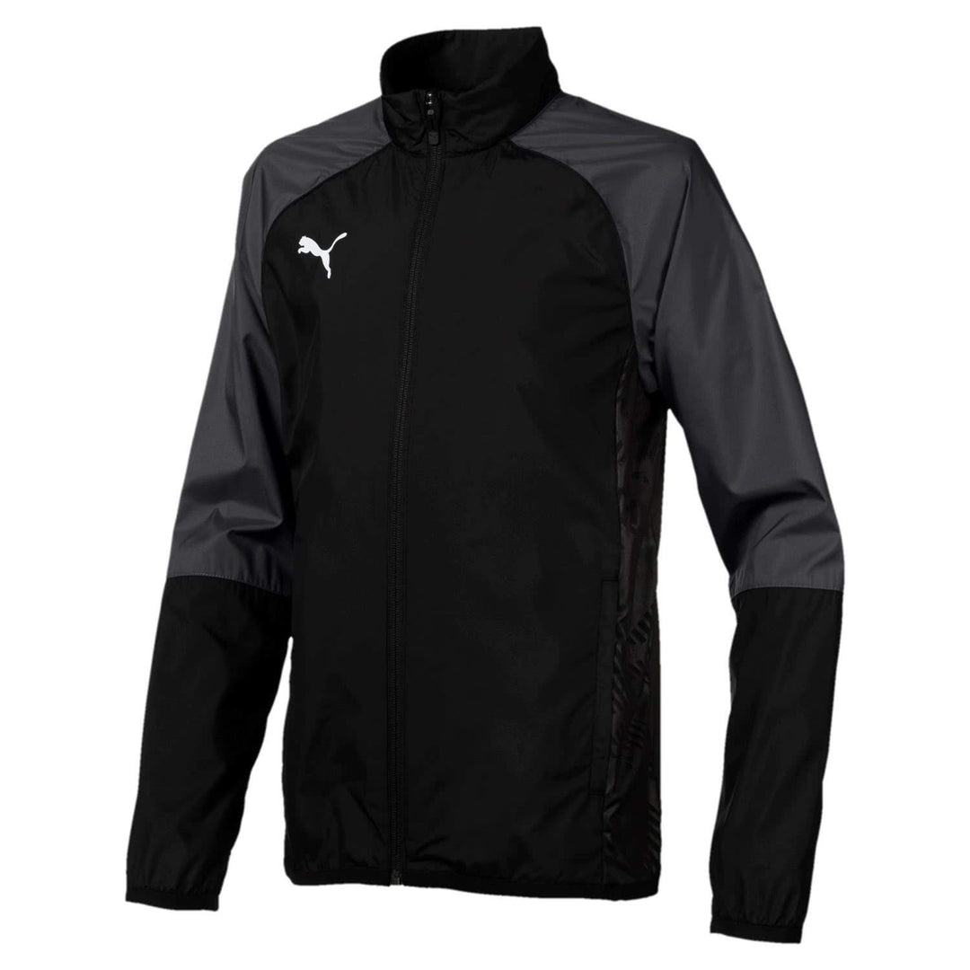 PUMA Mädchen Trainingsjacke CUP Sideline WovenJKT CoreJr 116 Puma Black-Asphalt, 116 Puma Black-Asph