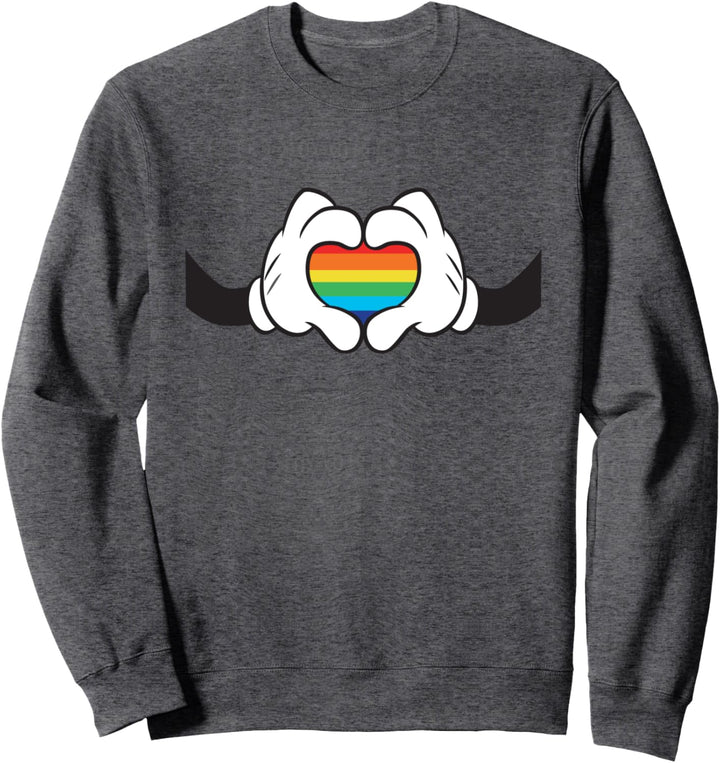 Disney Mickey Mouse Rainbow Hands Sweatshirt