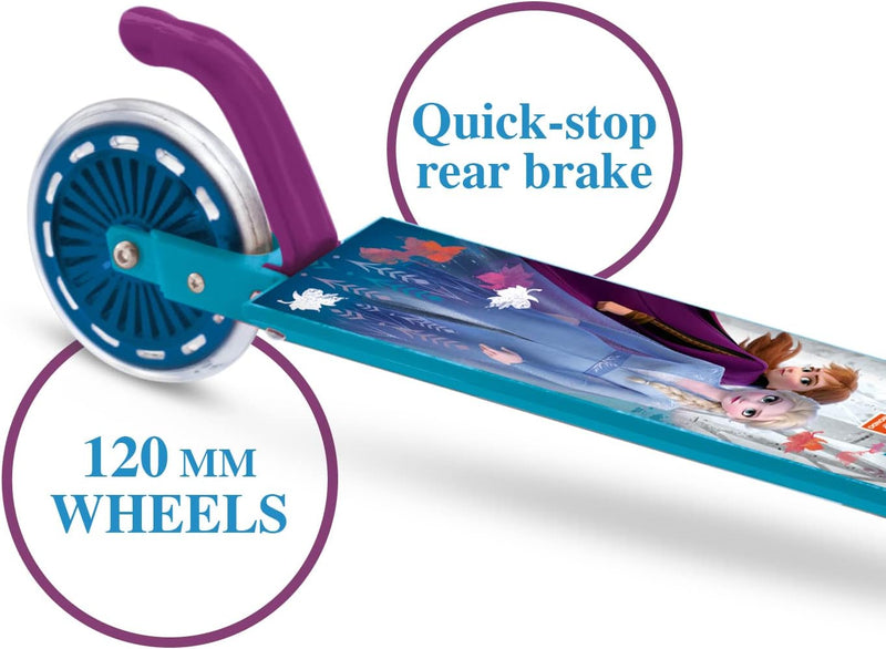 Mondo Toys - Aluminiumroller für Jungen / Mädchen FROZEN - verstellbarer Lenker - 2 Räder - 28221