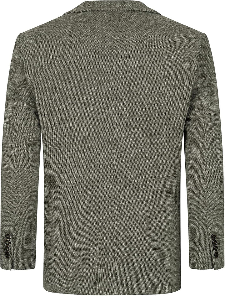 Indumentum Herren Sakko Blazer IJS-101 3XL Dunkelgrün, 3XL Dunkelgrün