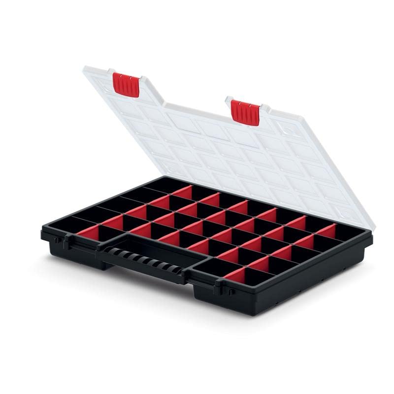 rg-vertrieb 5X Sortimentskasten Werkzeugkiste Organizer Set 5 Stück Sortierbox NORS Kleinteilemagazi