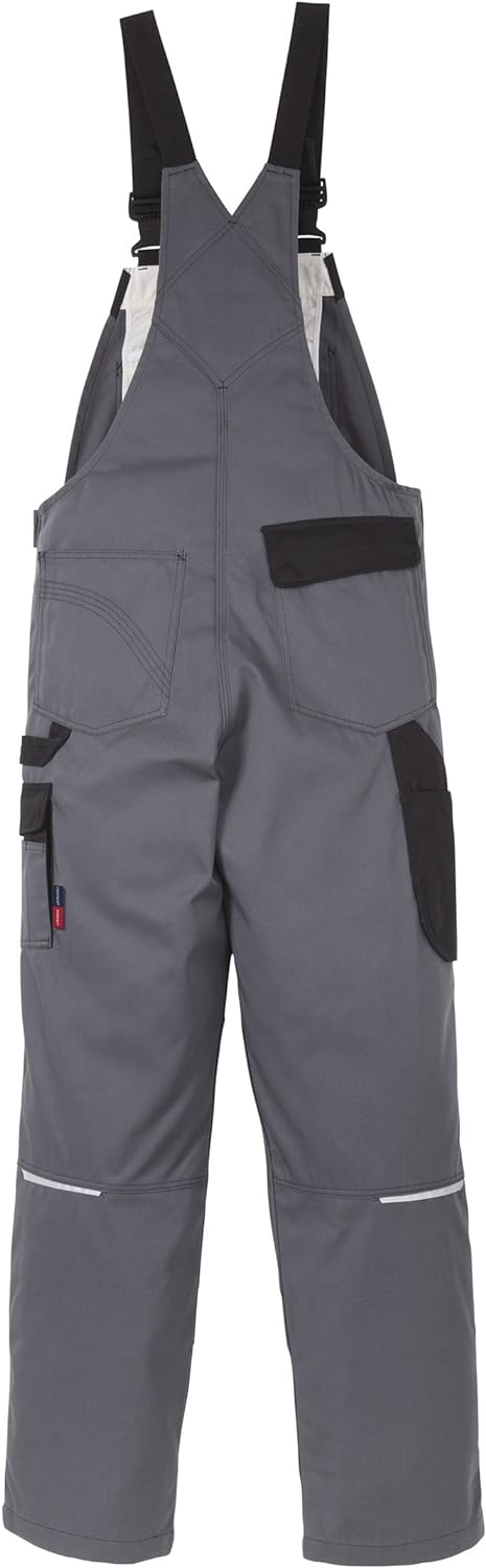 Kansas Latzhose ICON Hose Grau/schwarz 64