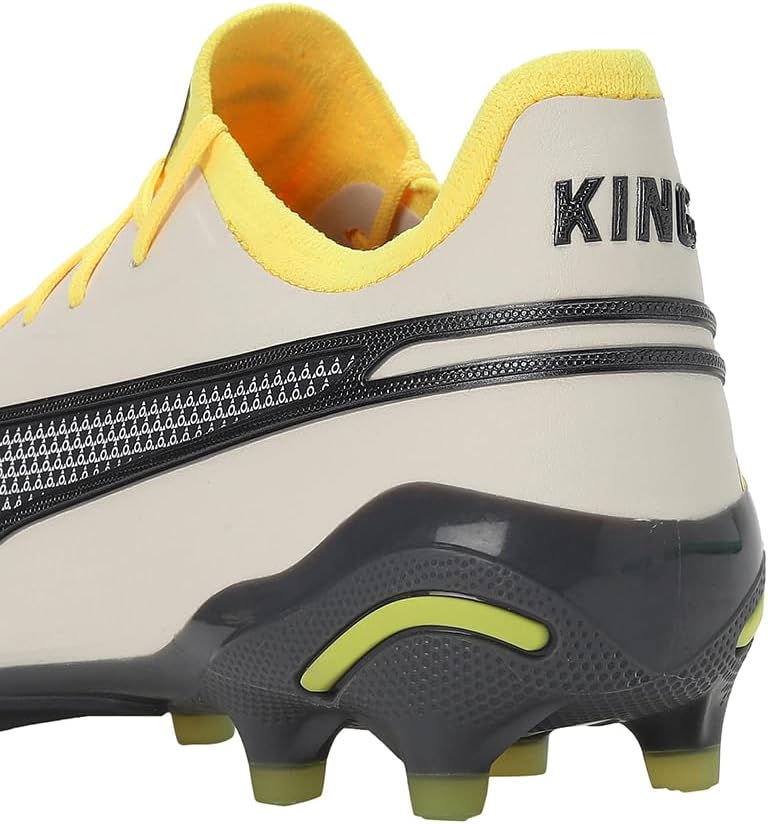 PUMA Herren Football Boots 39 EU Alpine Snow Asphalt Yellow Blaze, 39 EU Alpine Snow Asphalt Yellow