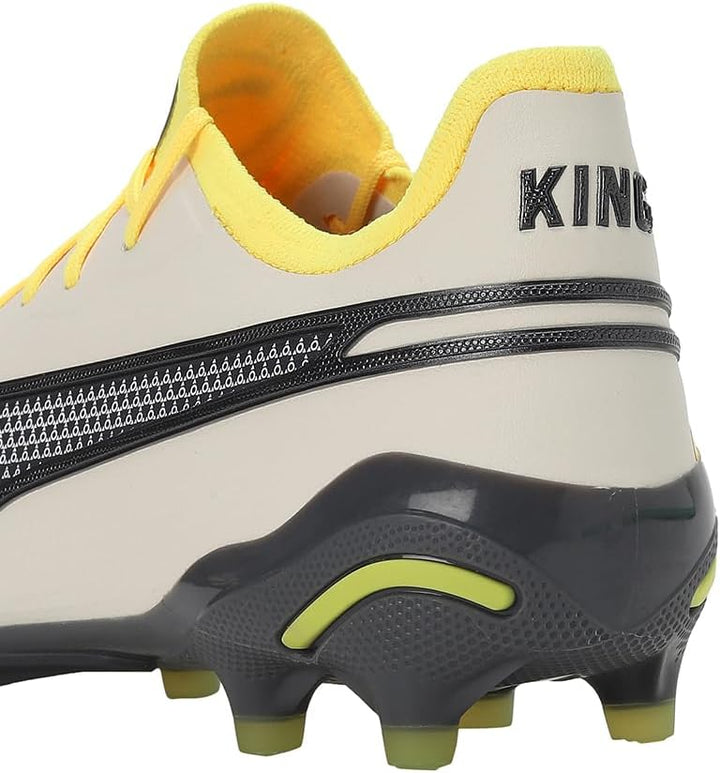 PUMA Herren Football Boots 39 EU Alpine Snow Asphalt Yellow Blaze, 39 EU Alpine Snow Asphalt Yellow