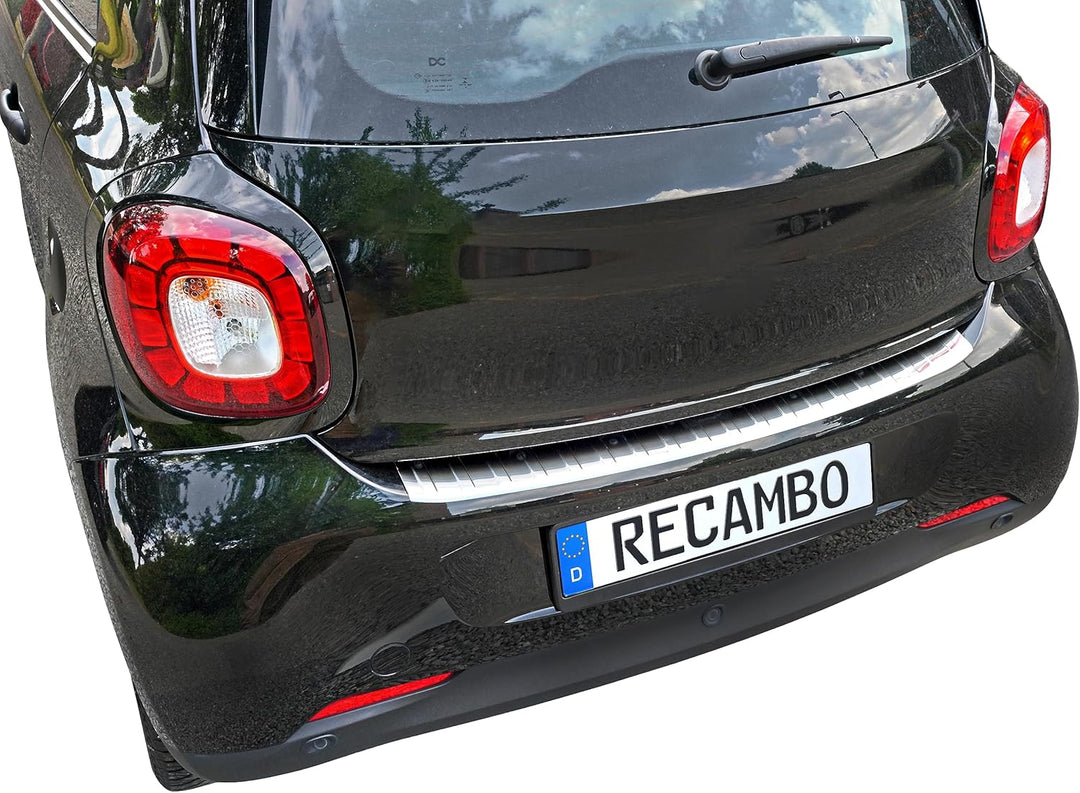 Ladekantenschutz Edelstahl CHROM kompatibel für Smart ForFour | W453 | BJ 2014-2019 | premium Qualit