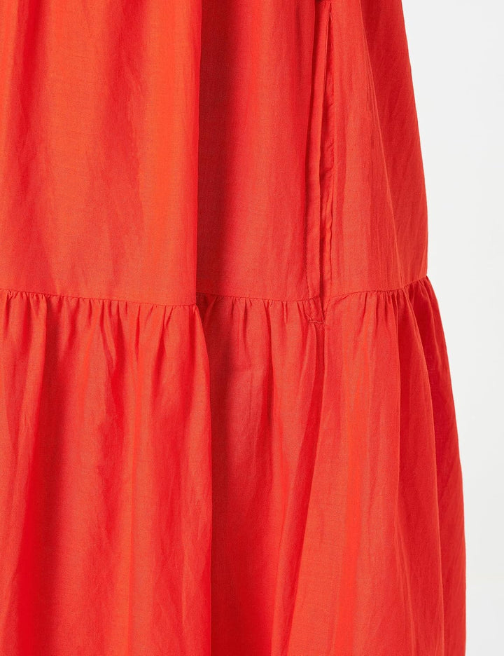 s.Oliver Damen 10.2.11.20.200.2132710 Kleid kurz 42 Orange 2550, 42 Orange 2550