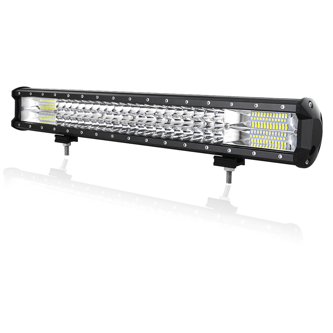 PICAA 324W 23 Zoll LED Lightbar Tri-Reihe LED Lichtbalken Arbeitsscheinwerfer 12V 6000K Wasserdicht