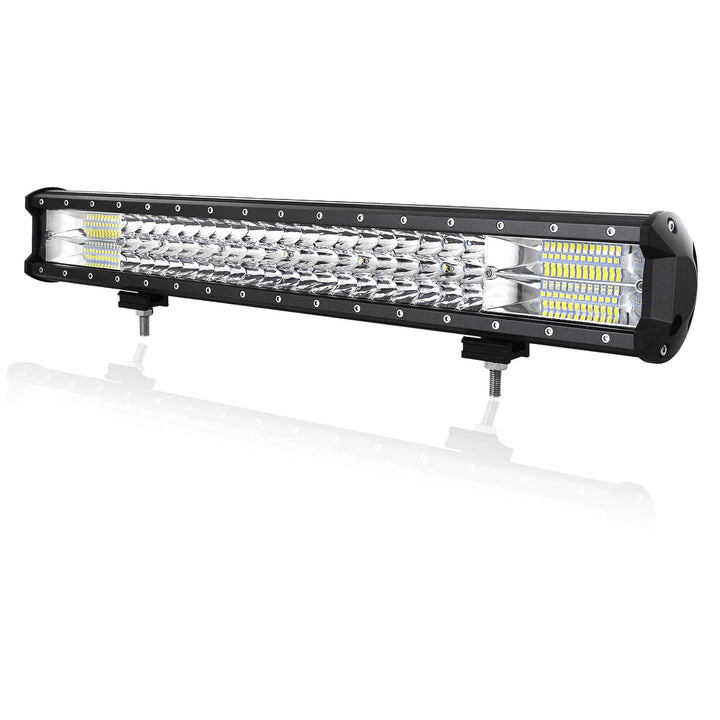 PICAA 324W 23 Zoll LED Lightbar Tri-Reihe LED Lichtbalken Arbeitsscheinwerfer 12V 6000K Wasserdicht