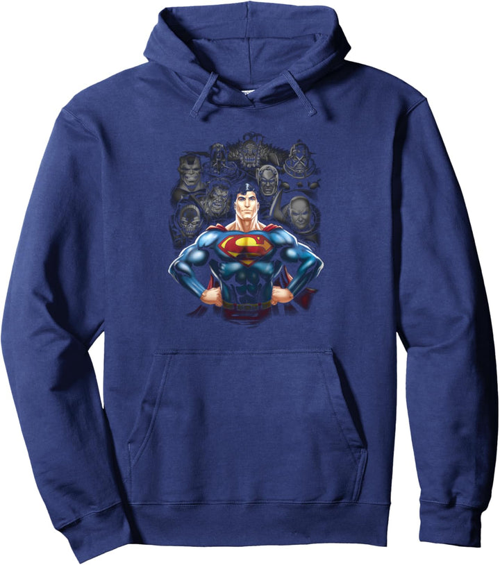 Superman Villains Pullover Hoodie