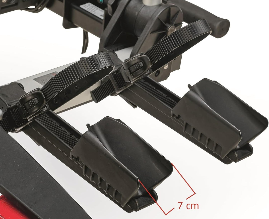 Westfalia 3er bikelander Fahrradträger für die Anhängerkupplung | Kupplungsträger für 3 Fahrräder |